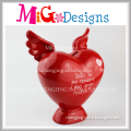 Big Red Heart Ceramic Money Bank Wholesale